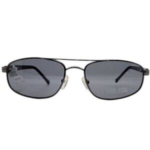 Robert Mitchel RMS 6008 GM Gunmetal Black Sunglasses NWT